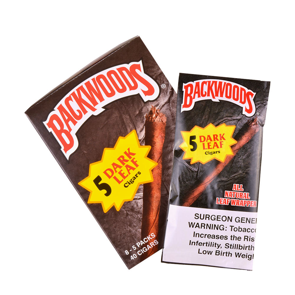 BACKWOODS 5PK DARK LEAF 8CT