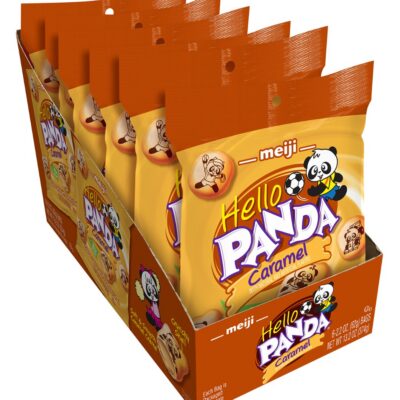 MEIJI HELLO PANDA CARAMEL 2.2OZ6