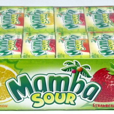MAMBA MINI FRUIT SOUR CHEW 48CT