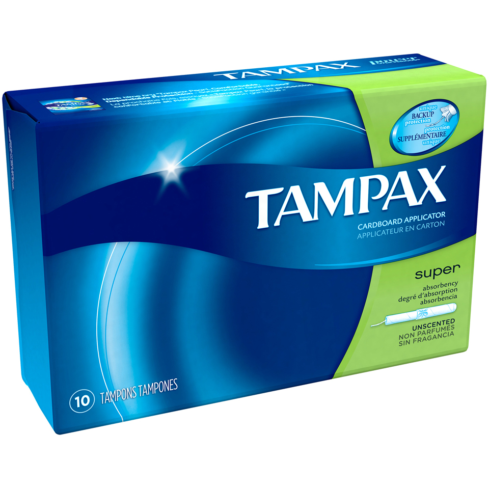 TAMPAX SUPER 10 TAMPONS