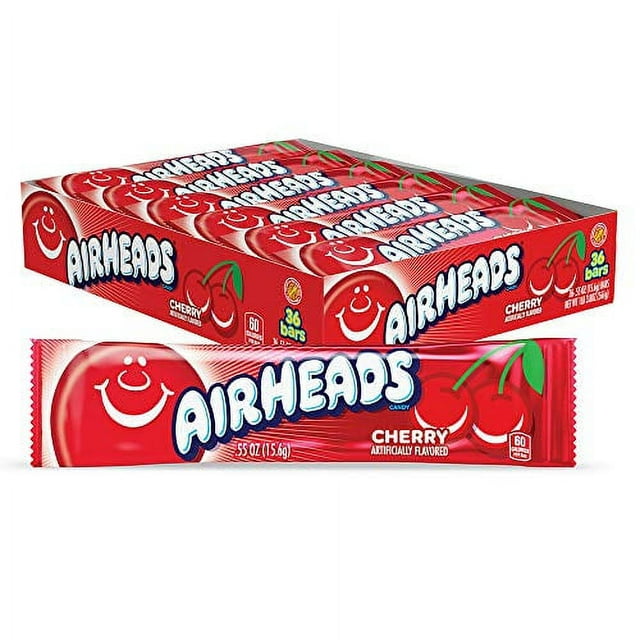 AIR HEAD BAR CHERRY 36CT