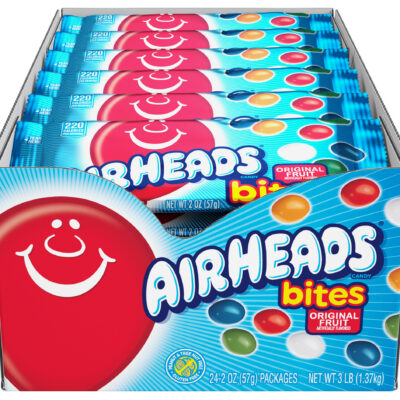 AIR HEAD BITES FRUIT 2OZ 18CT