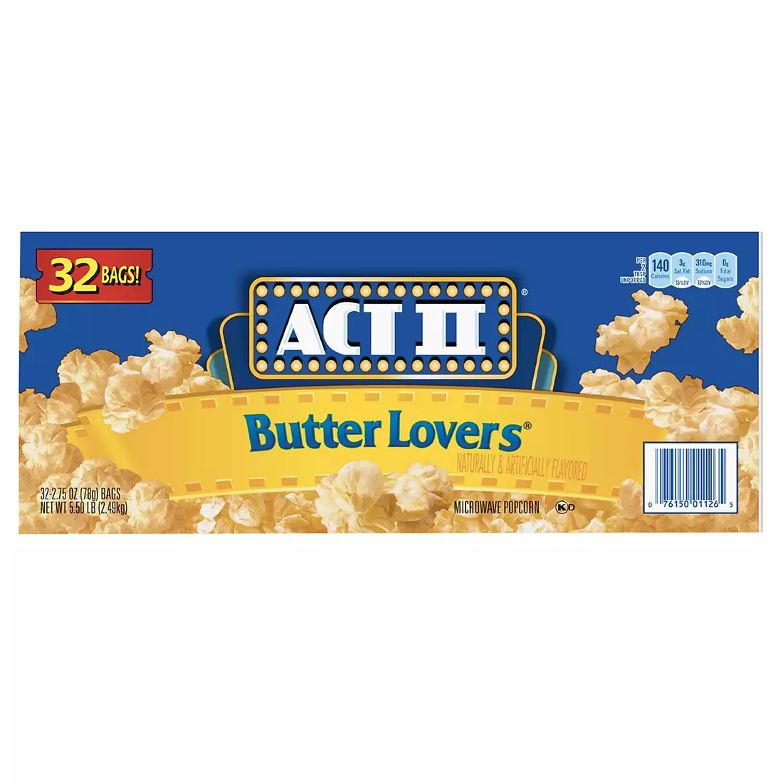 ACT II POPCORN BUTTER LOVER 32CT