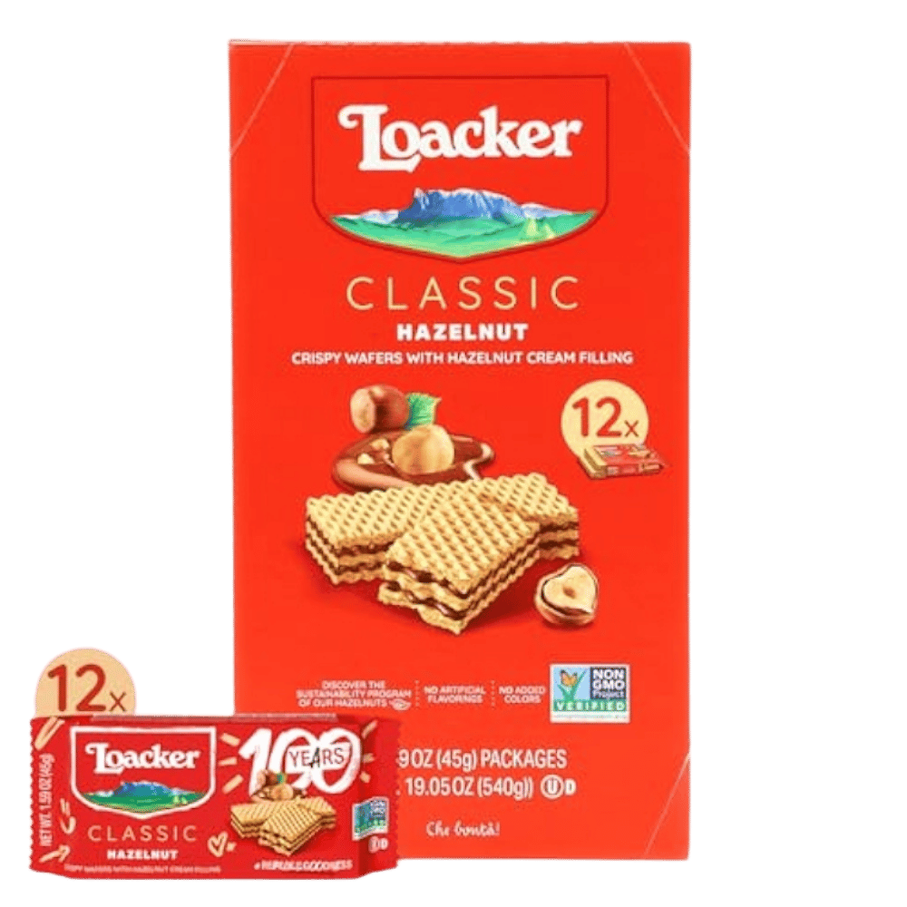 LOACKER WAFER HAZELNUT 12CT