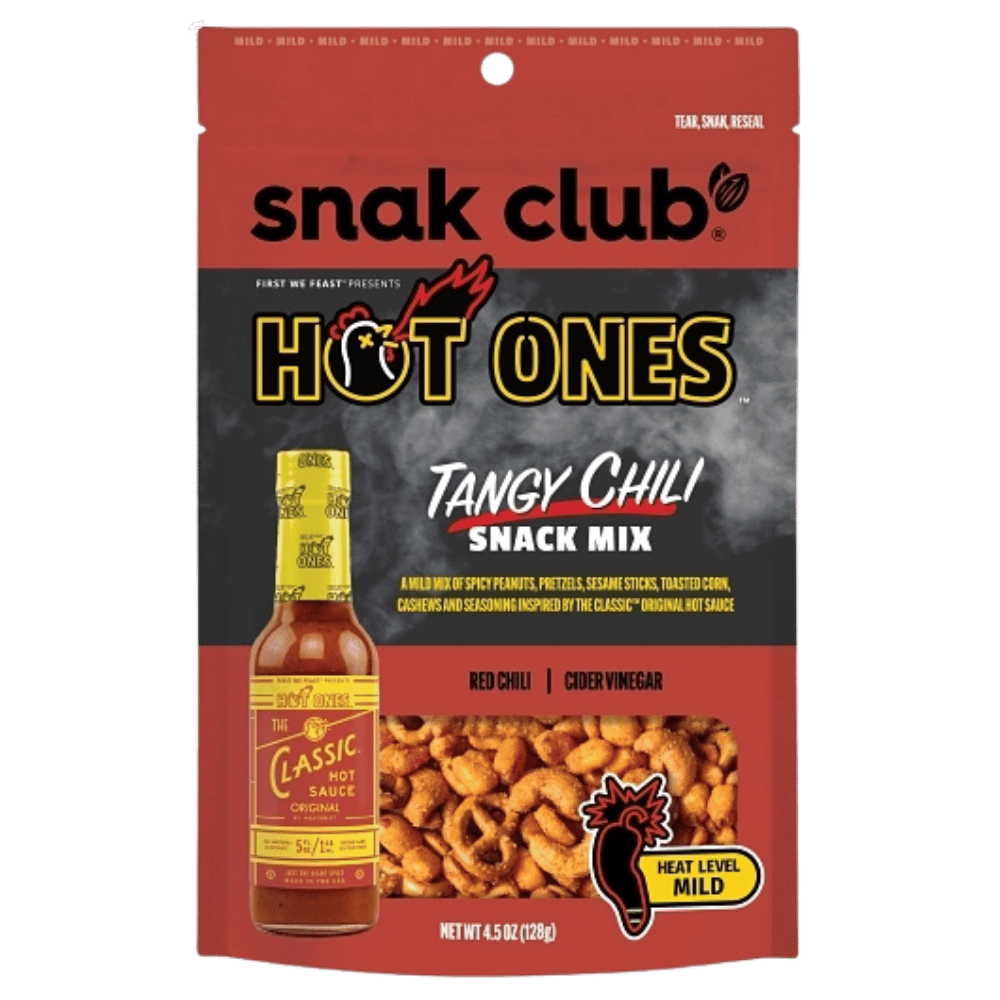 SNAK CLUB HOT TANGY 4.5OZ 1CT