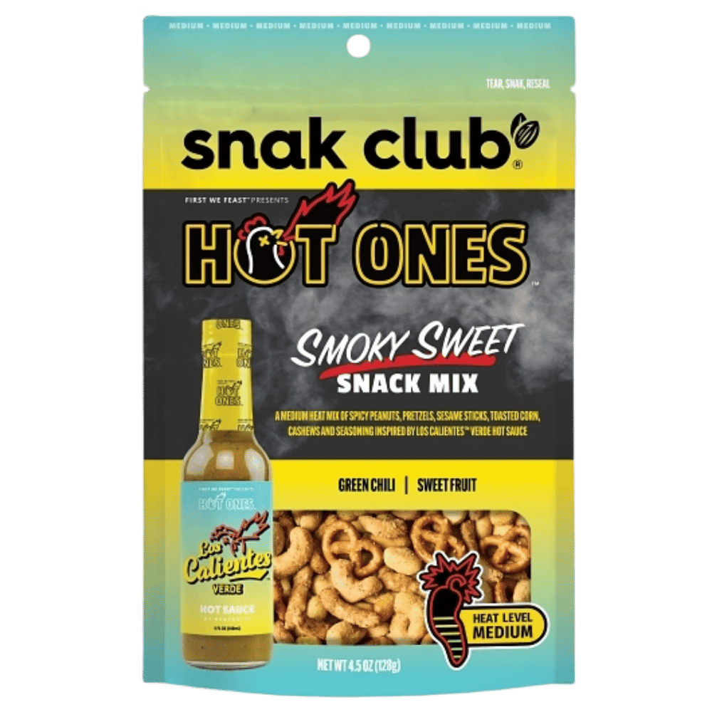 SNAK CLUB HOT SMOKY 4.5OZ 6CT