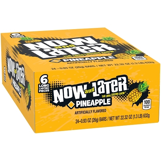 NOW & LATER PINEAPPLE 24CT