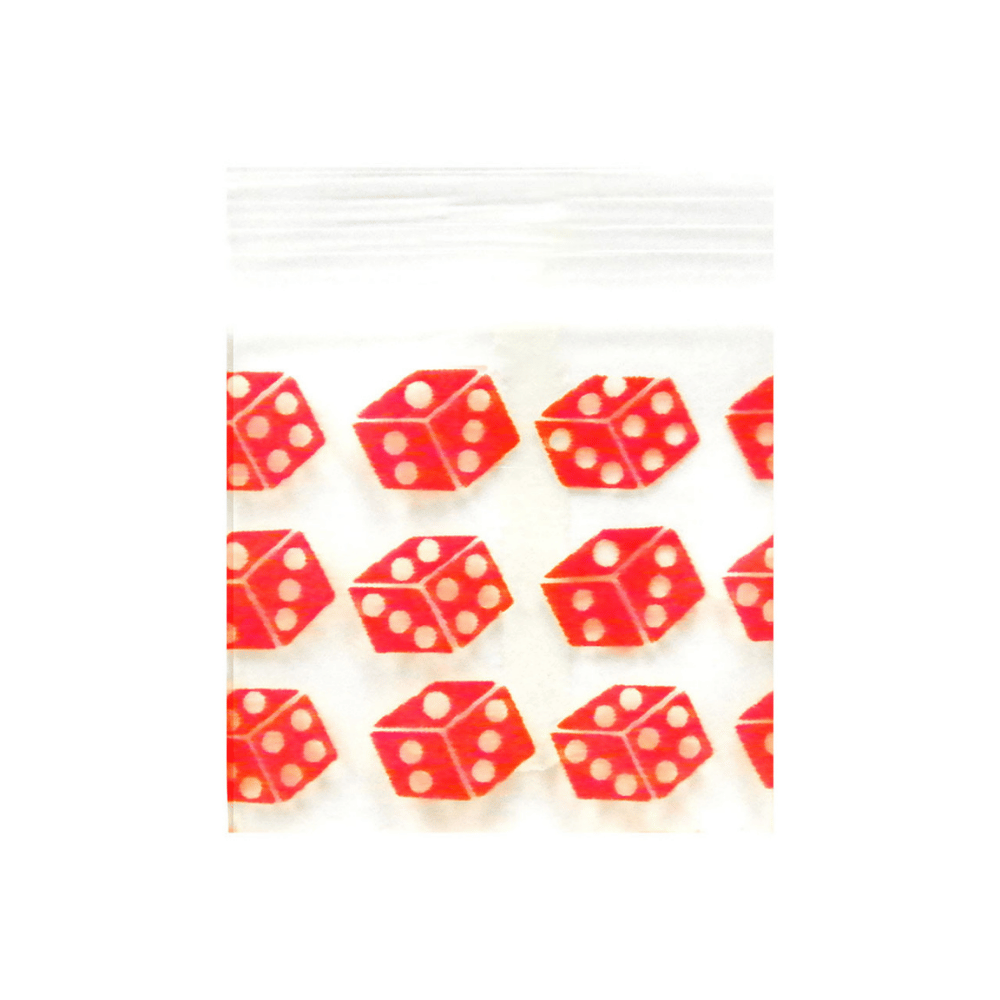 APPLE BAGS 1010 PRINTED DICE 10PACK