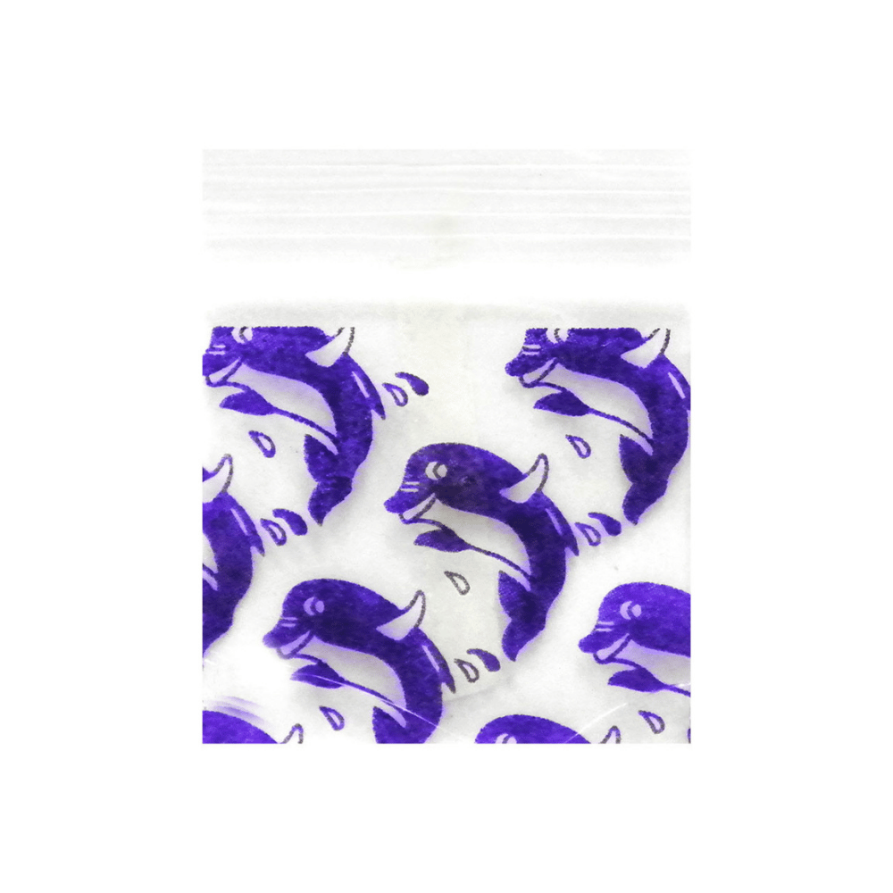 APPLE BAGS 1010 PRINTED DOLPHIN 10PACK