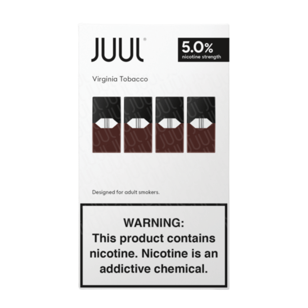 JUUL PODS VIRG TOBACCO 5% 4/8CT