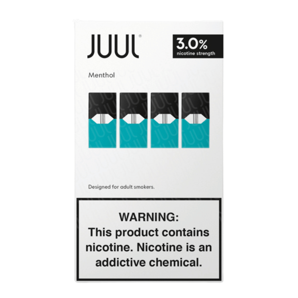 JUUL PODS CL MENTHOL 3% 4/8CT