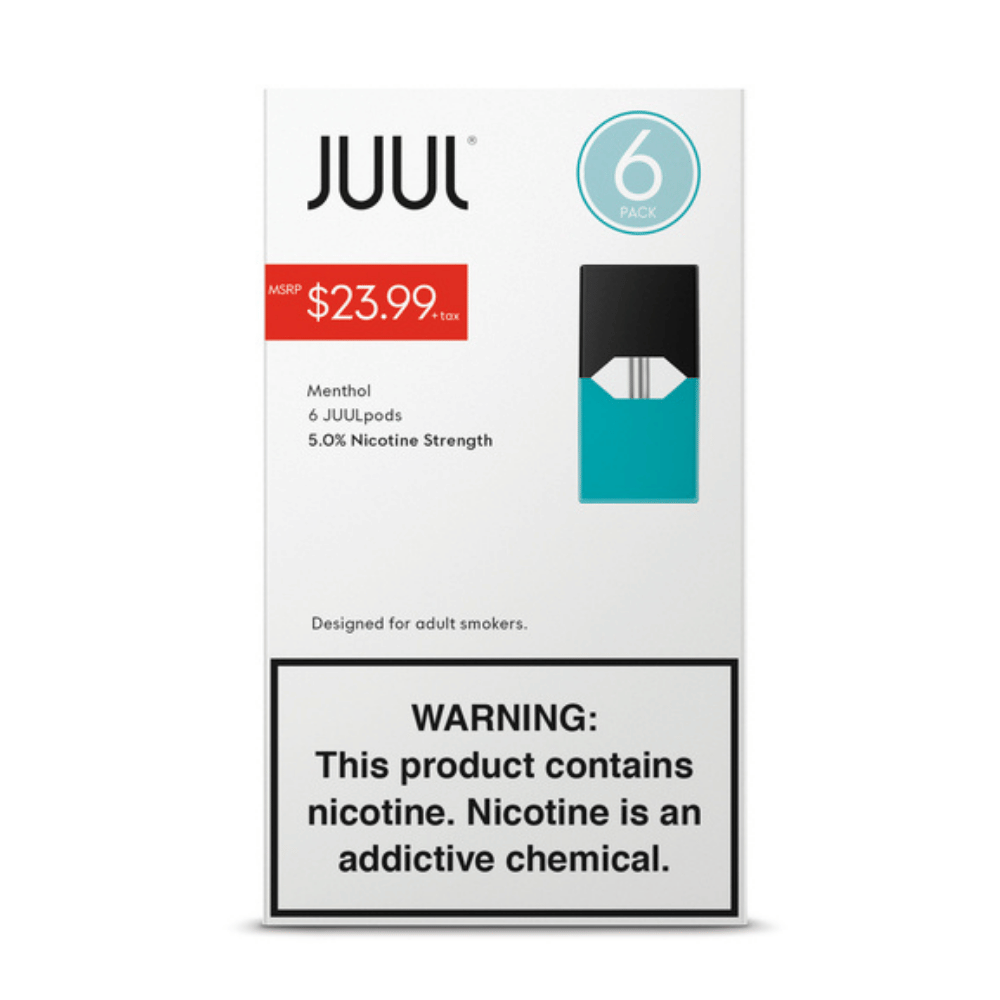 JUUL PODS $23.99 CL MEN 5% 6/4CT