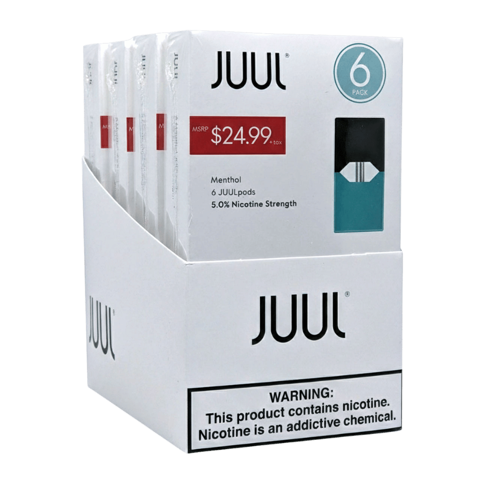 JUUL PODS $24.99 CL MEN 5% 6/4CT