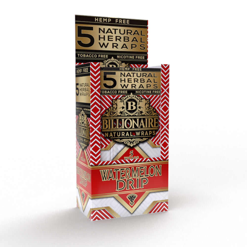 BILLIONAIRE WRAPS WATER 25/5PK