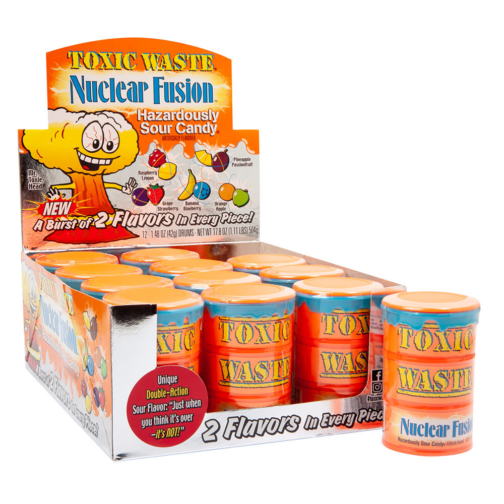 TOXIC WASTE NUCLEAR DRUMS 12CT