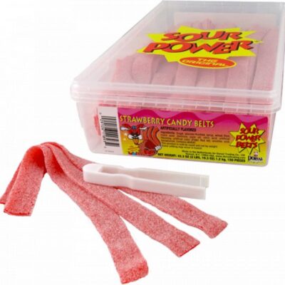 SOUR POWER BELTS STRAW 150/12CT