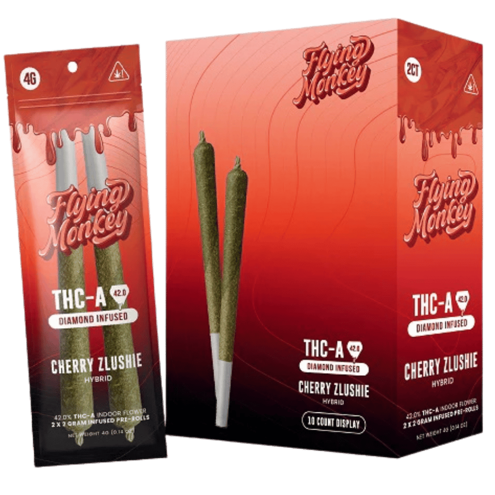 FLYING MONKEY ROLLS CHERRY 10CT