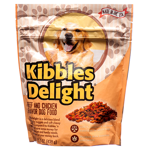 KIBBLES DELIGHT DOG FOOD 14OZ10C