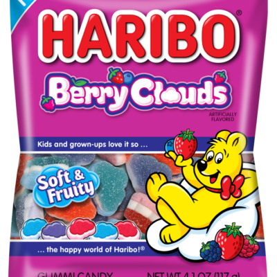 HARIBO PEG BERRY CLOUDS 4OZ 12CT
