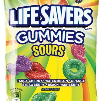 LIFE SAV PEG GUMM SOURS 12CT