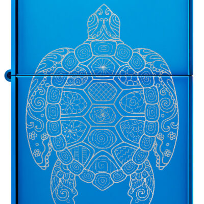 ZIPPO LIGHTER ZEN TURTLE DESIGN