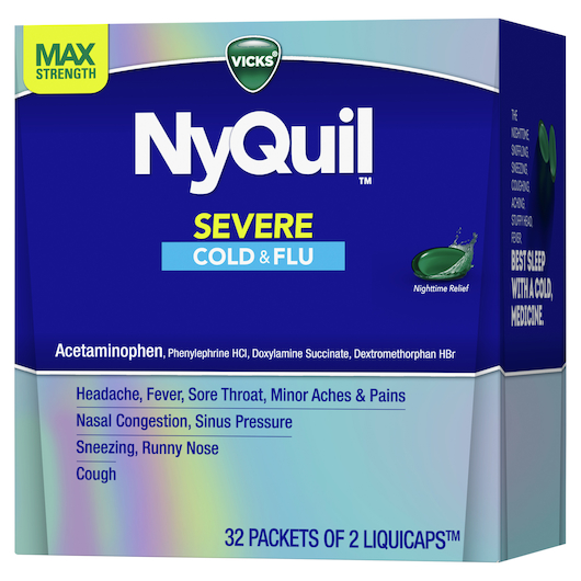 NYQUIL SEVRE 2 PK 32CT