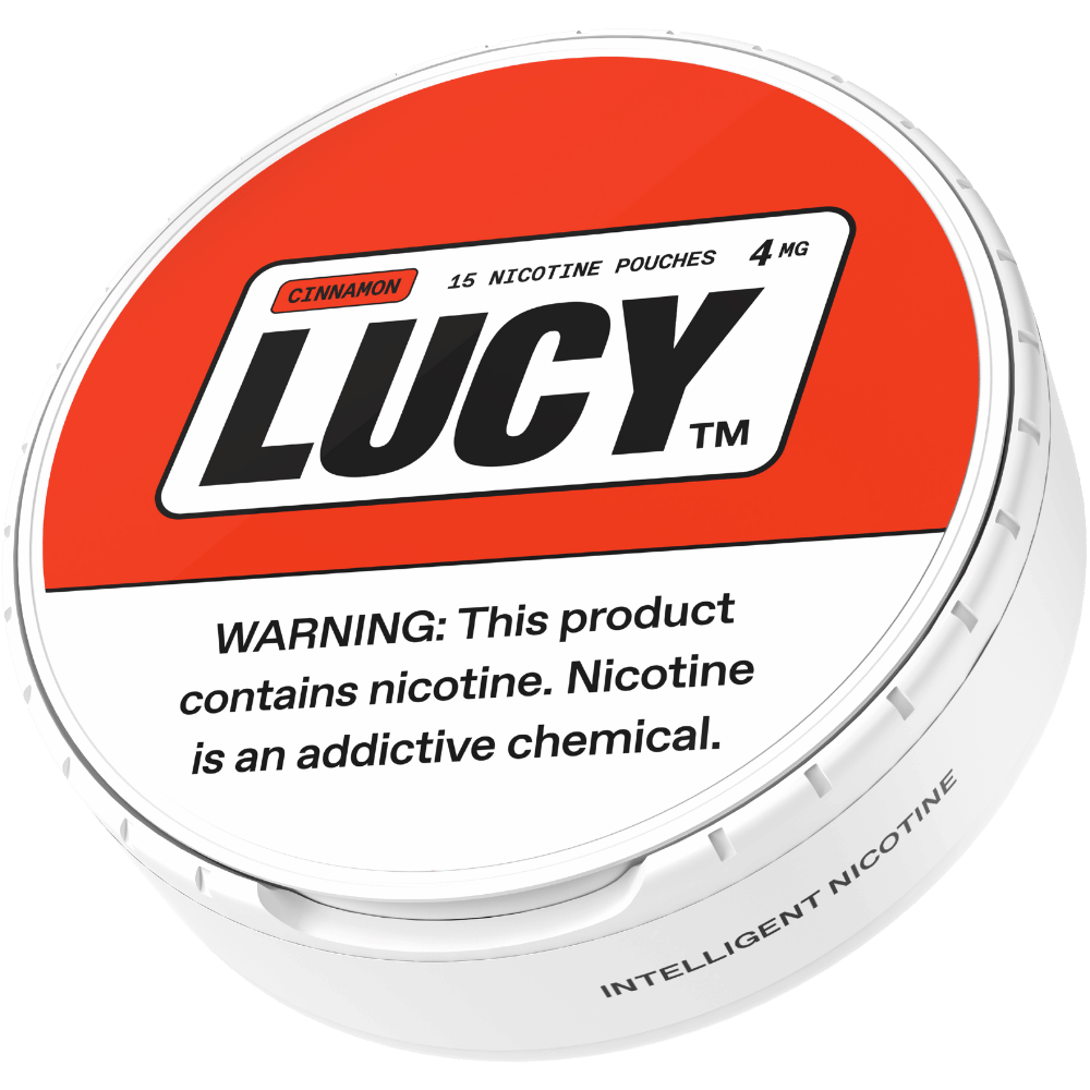 LUCY POUCHES 4MG CINNAMON 5CT