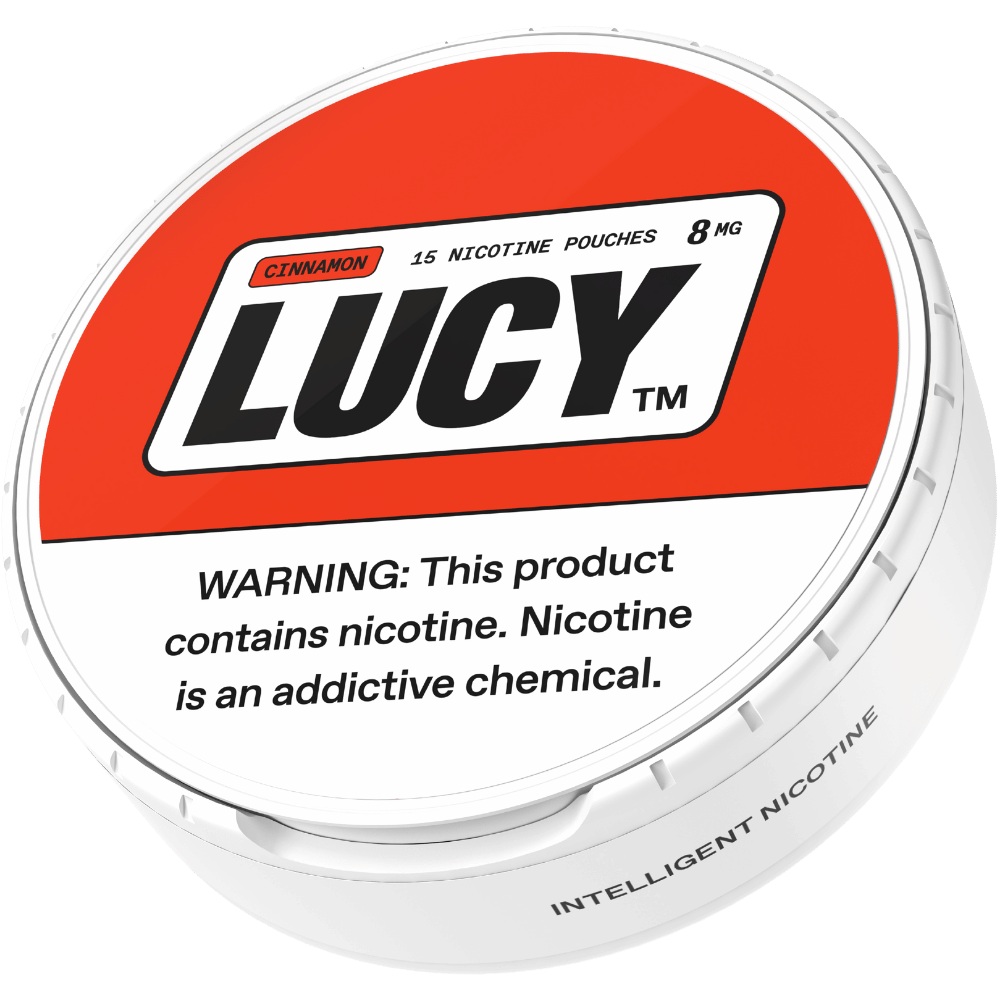 LUCY POUCHES 8MG CINNAMON 5CT