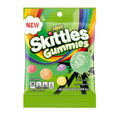 SKITTLES PEG GUMMI SOUR 5.8OZ1CT