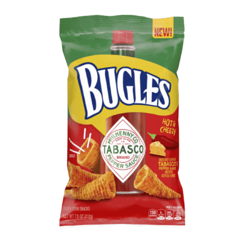 BUGLES HOT TABASCO 3OZ 6CT