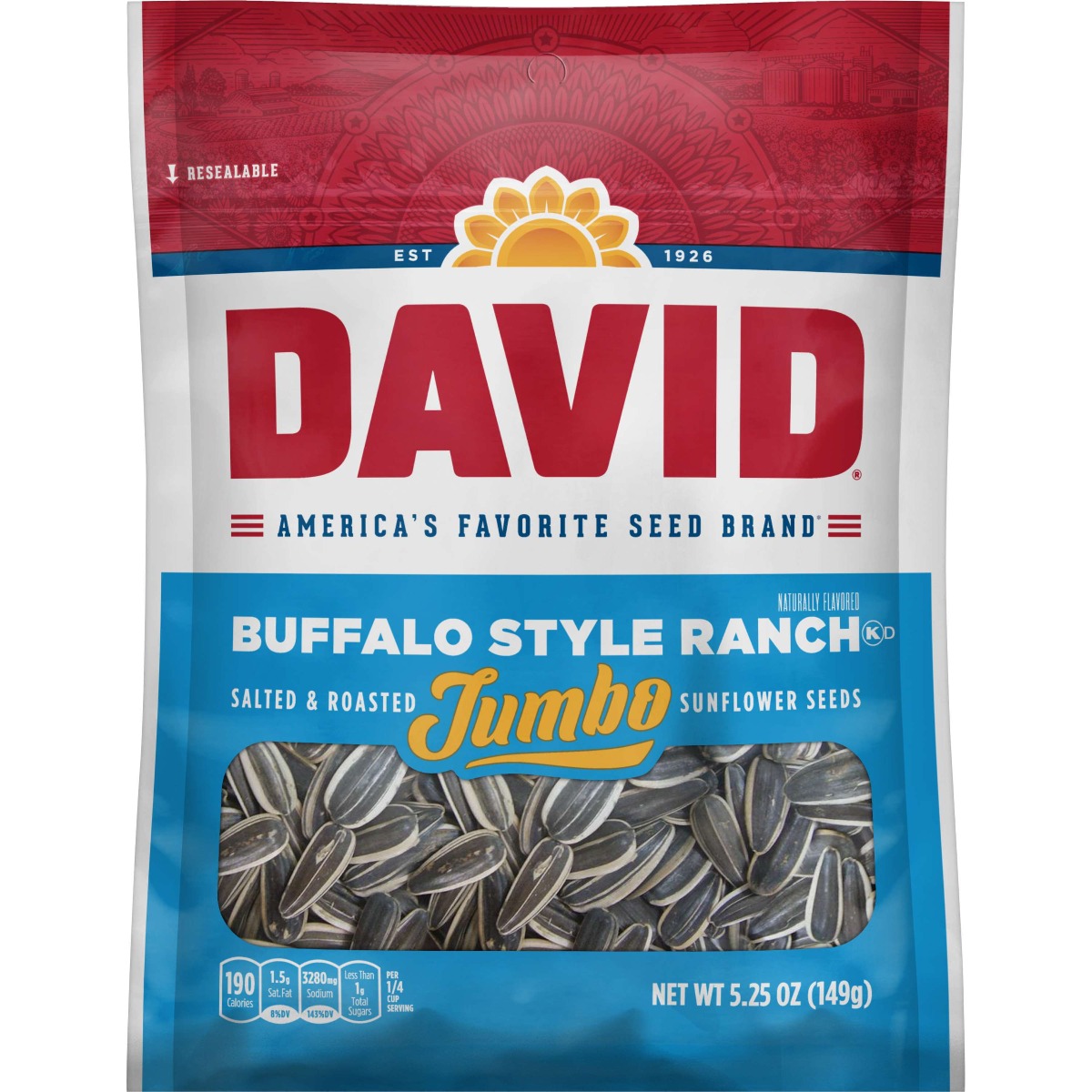 DAVID SUN BUFFLO.RANCH 5.25OZ12C