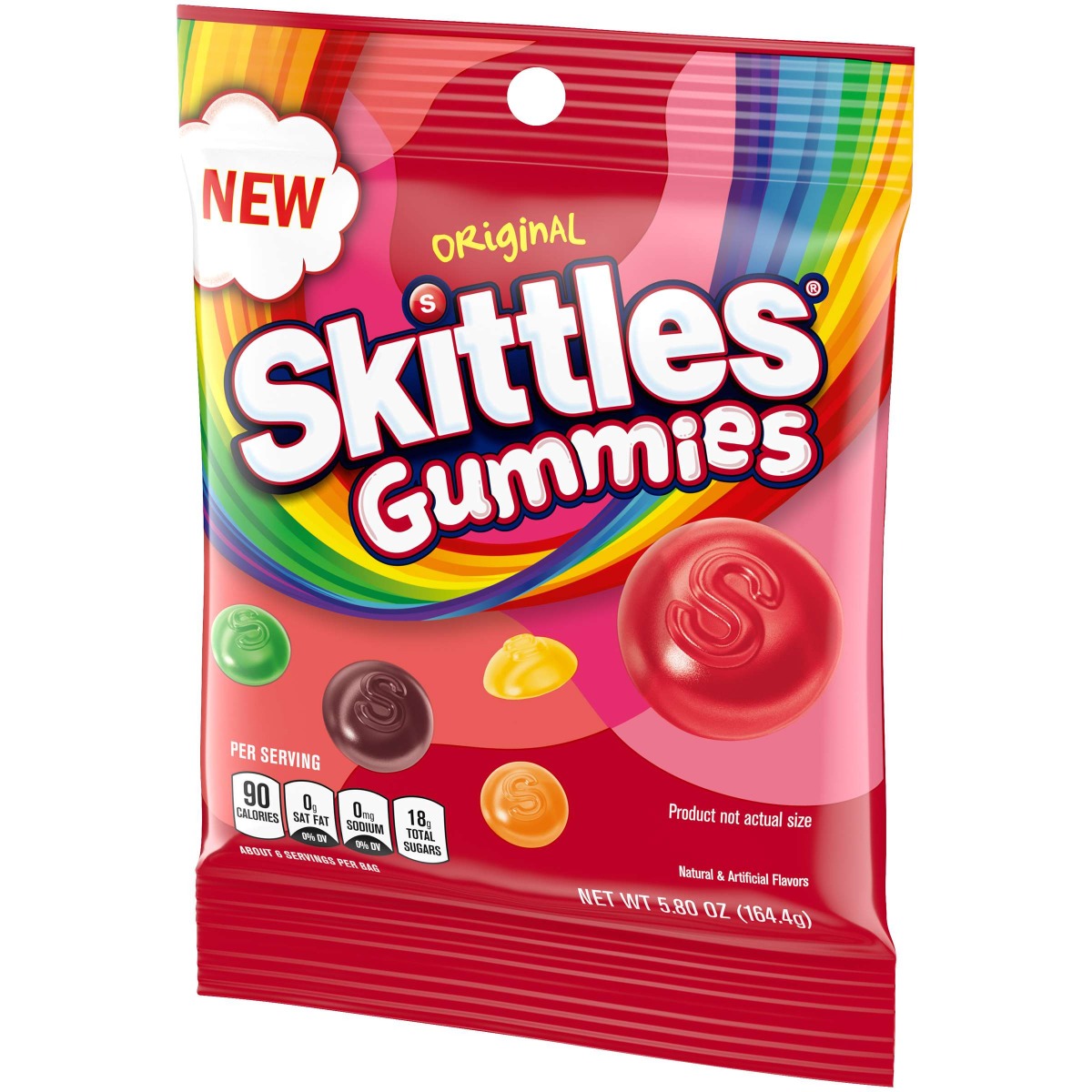 SKITTLES PEG GUMMI ORIG 5.8OZ12C