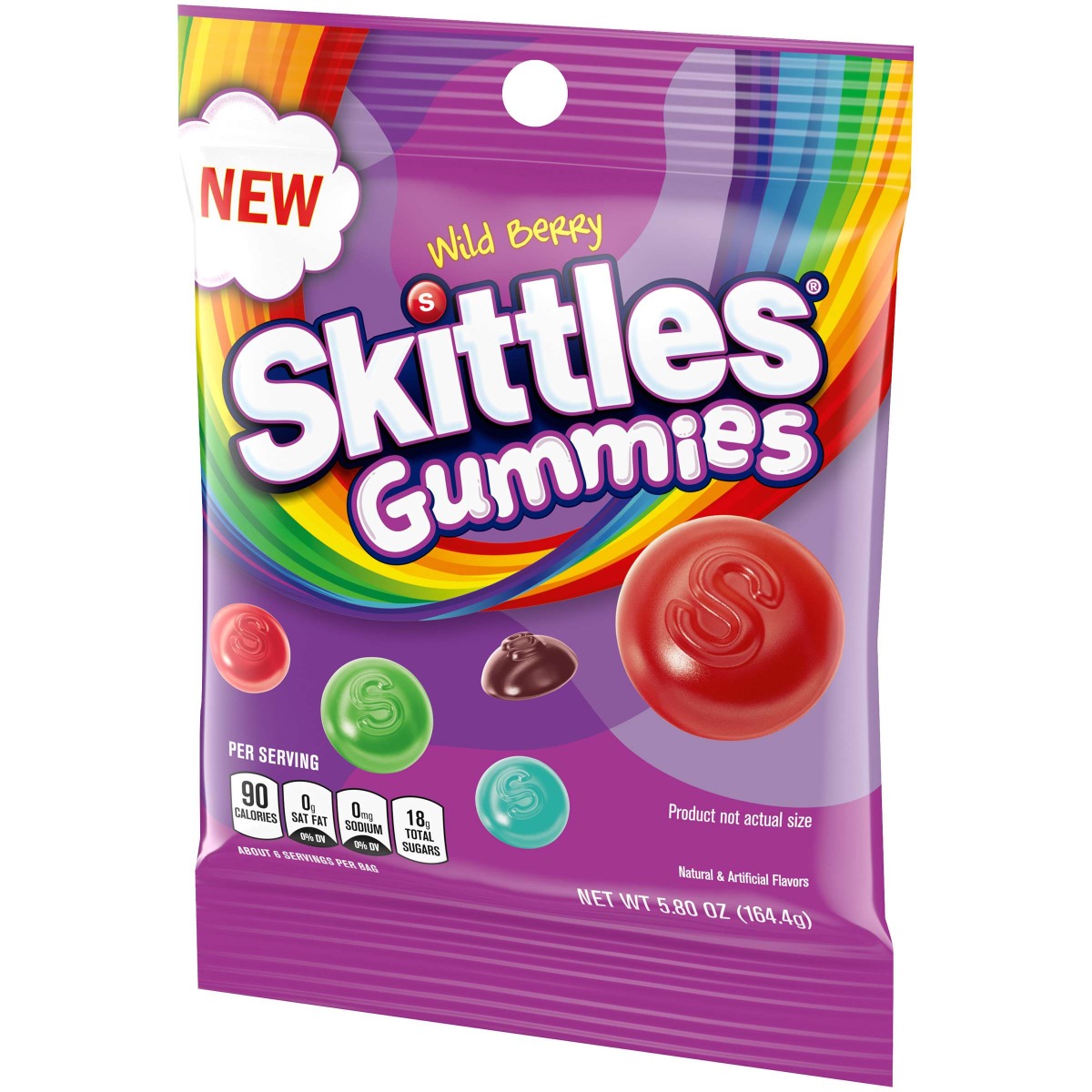 SKITTLES PEG GUMMI BERR 5.8OZ12C