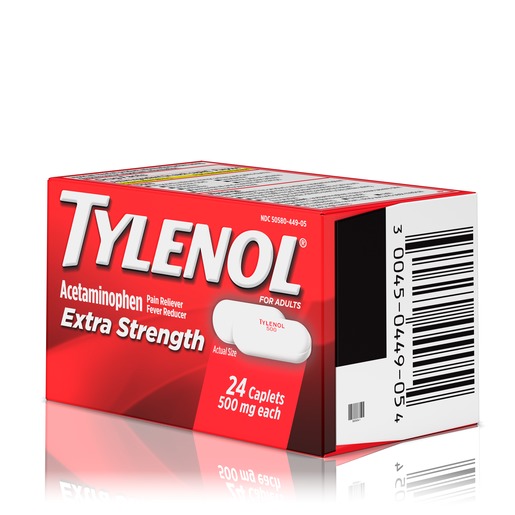 TYLENOL EXTRA STRENGTH CAP 24CT