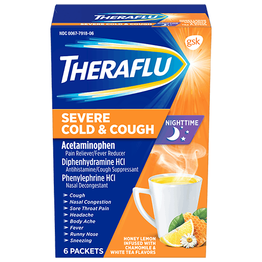 THERAFLU NIGHT COLD/COUGH 6CT