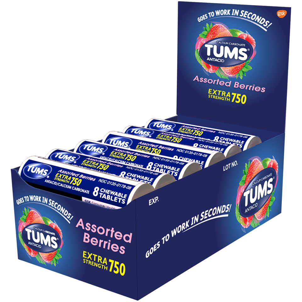 TUMS EX.ASST.BERRIES 12CT