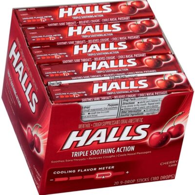 HALLS CHERRY 20CT