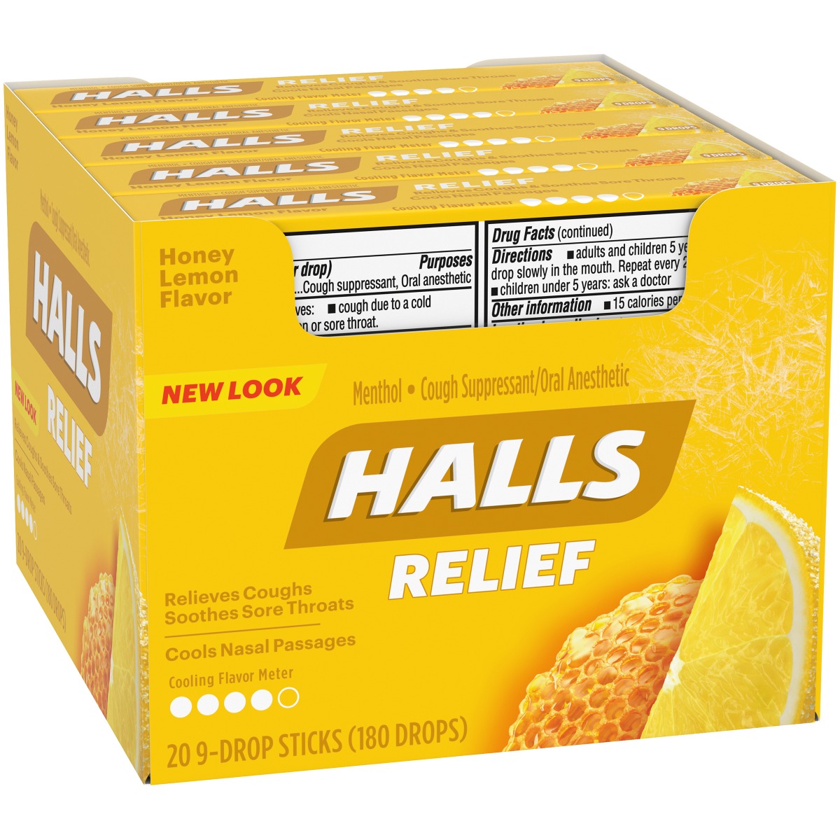HALLS HONEY LEMON 20CT