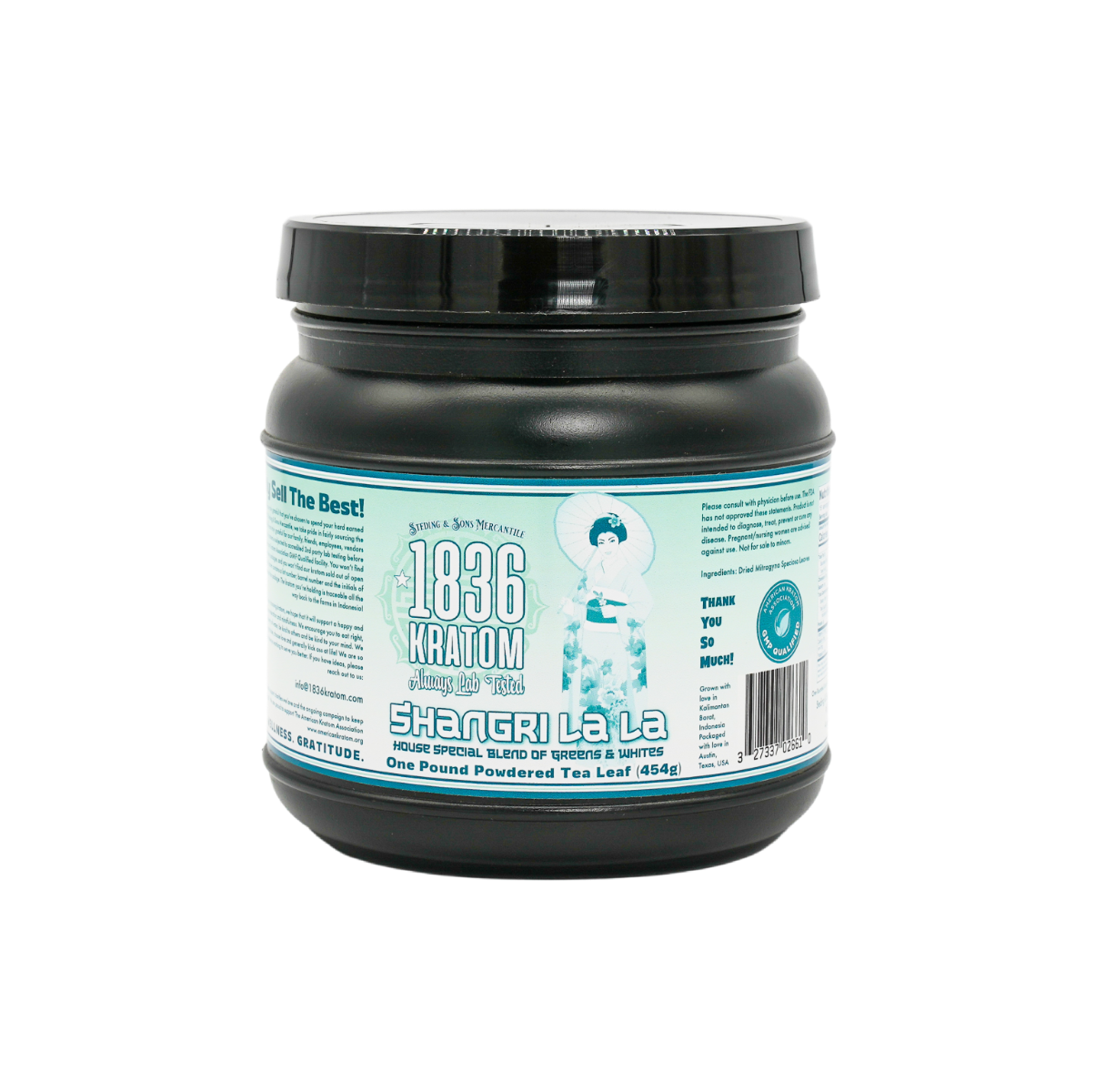 1836 KRATOM 1LB SHANGRI LA 1CT