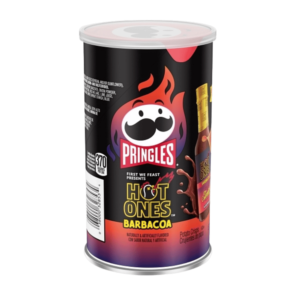 PRINGLES GO HOT BARBACO 2.5OZ 12
