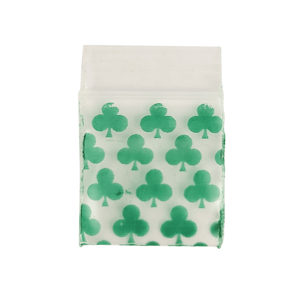 APPLE BAGS 3434 PRINTED CLOVER 10PACK