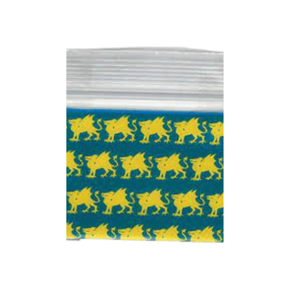 APPLE BAGS 3434 PRINTED DRAGON 10PACK