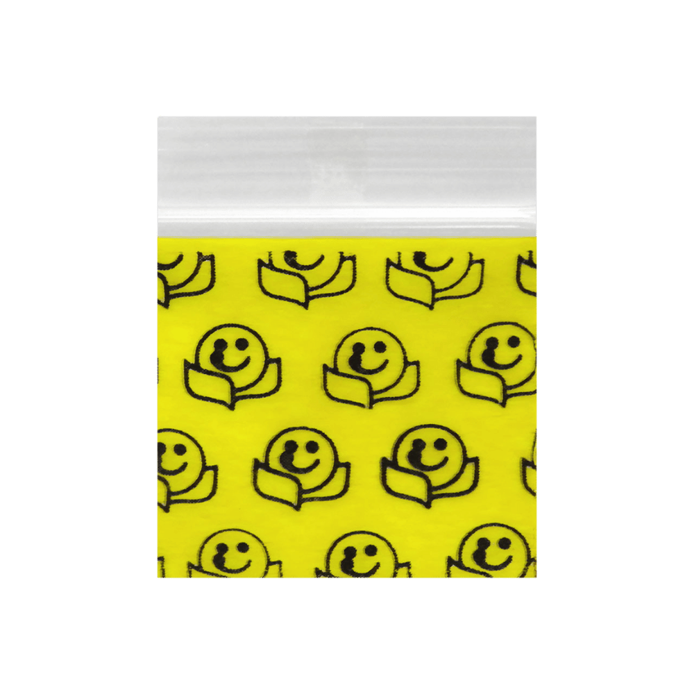 APPLE BAGS 3434 PRINTED HAPPY FACE 10PACK