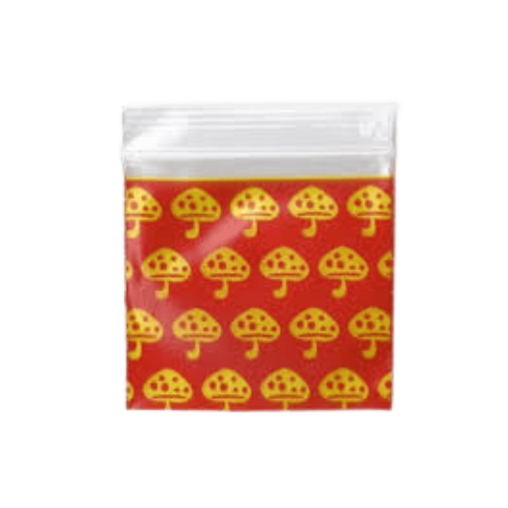 APPLE BAGS 3434 PRINTED MUSHROOM 10PACK