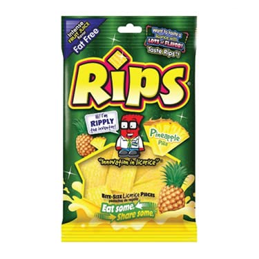 RIPS BITE PEG PINEAPPLE 4OZ 12CT