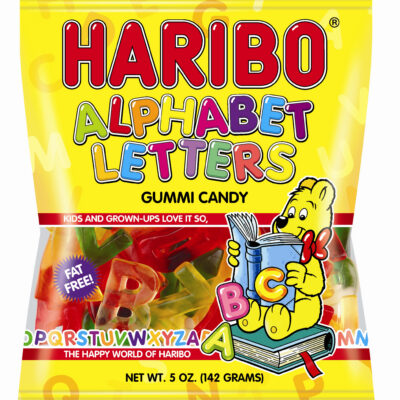 HARIBO PEG ALPHABET 5OZ
