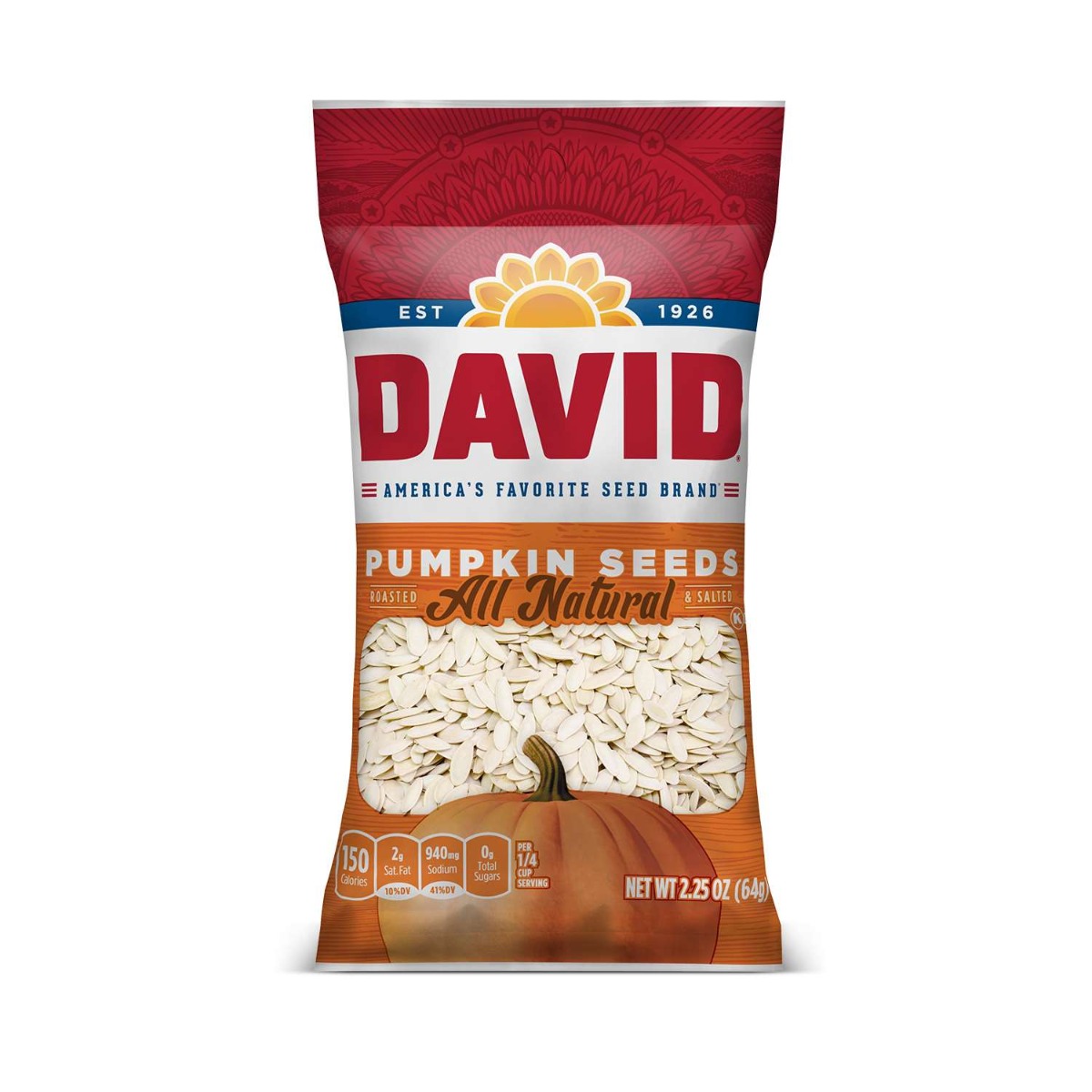 DAVID PUMP SEED 2.25OZ 12CT