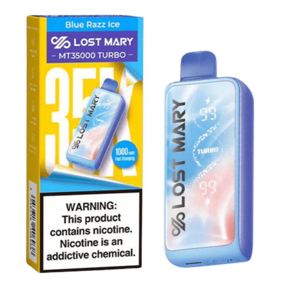 LOST MARY MT35K BLUE RAZZ ICE 5C