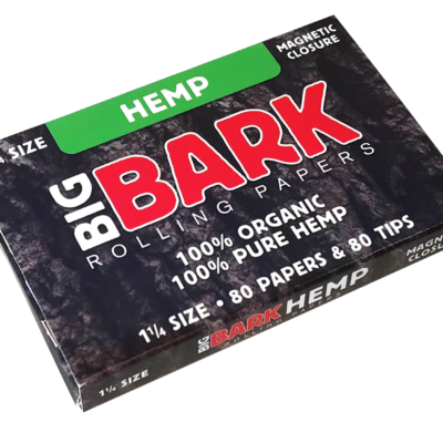 BARK PAPERS HEMP 1.25 W/TIPS 20C
