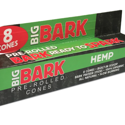 BARK CONES HEMP 8PK 24CT